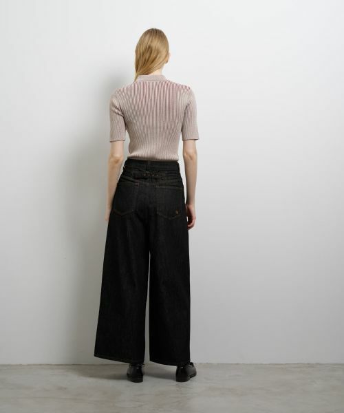 LANVIN en Bleu / ランバン オン ブルー その他パンツ | アジャスターデニムパンツ | 詳細13