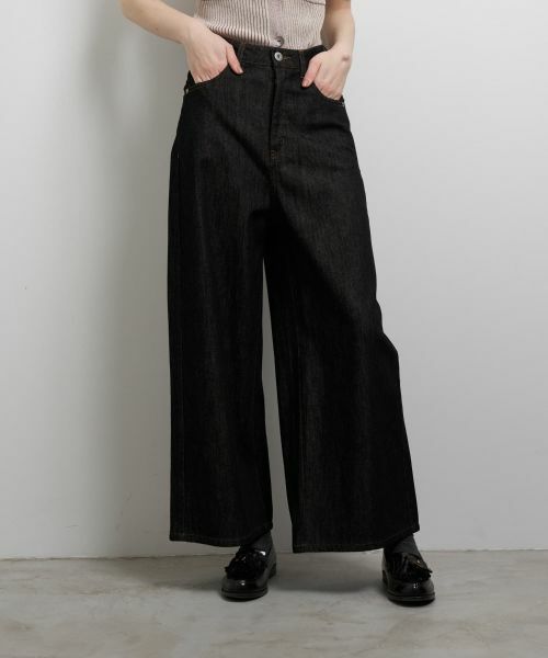 LANVIN en Bleu / ランバン オン ブルー その他パンツ | アジャスターデニムパンツ | 詳細14