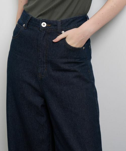 LANVIN en Bleu / ランバン オン ブルー その他パンツ | アジャスターデニムパンツ | 詳細7