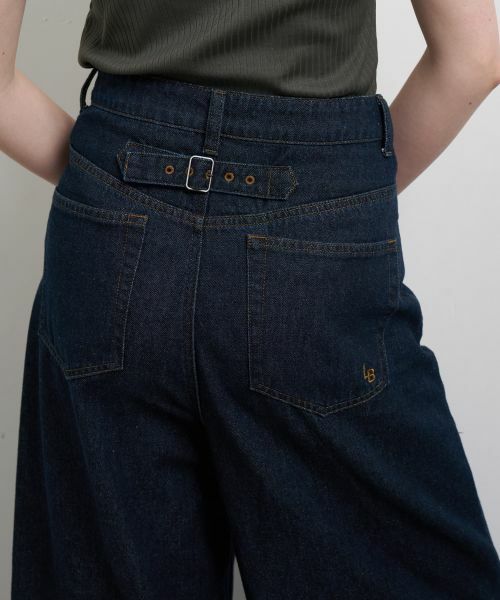 LANVIN en Bleu / ランバン オン ブルー その他パンツ | アジャスターデニムパンツ | 詳細8