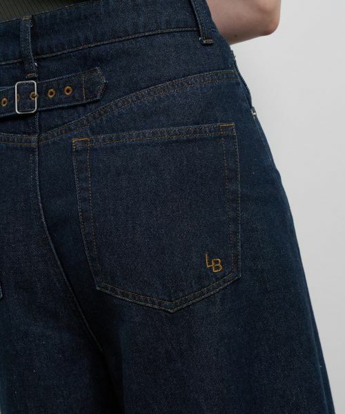 LANVIN en Bleu / ランバン オン ブルー その他パンツ | アジャスターデニムパンツ | 詳細9