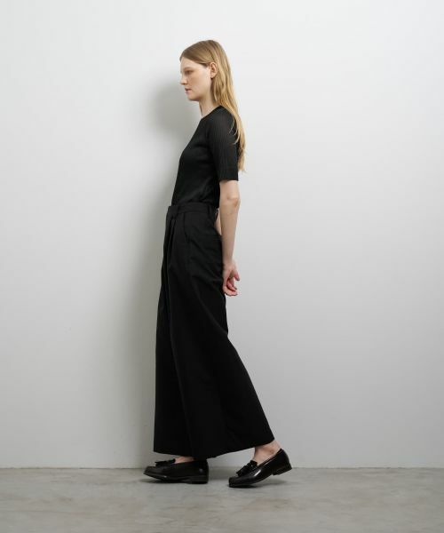 LANVIN en Bleu / ランバン オン ブルー その他パンツ | コットンギャバツータックパンツ | 詳細19