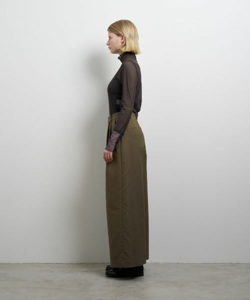 LANVIN en Bleu / ランバン オン ブルー その他パンツ | コットンギャバツータックパンツ | 詳細2