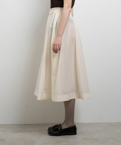 LANVIN en Bleu / ランバン オン ブルー ロング・マキシ丈スカート | シアープリーツフレアスカート | 詳細13