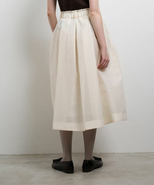 LANVIN en Bleu / ランバン オン ブルー ロング・マキシ丈スカート | シアープリーツフレアスカート | 詳細14