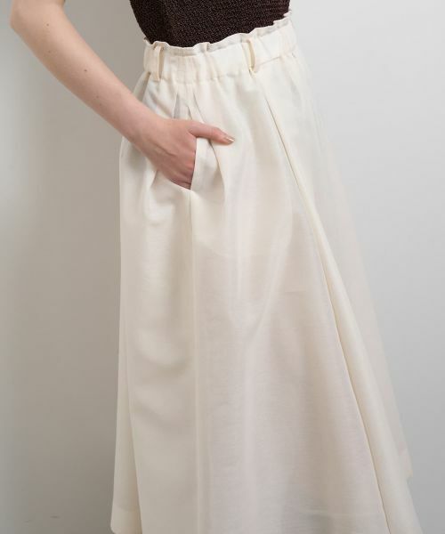 LANVIN en Bleu / ランバン オン ブルー ロング・マキシ丈スカート | シアープリーツフレアスカート | 詳細15