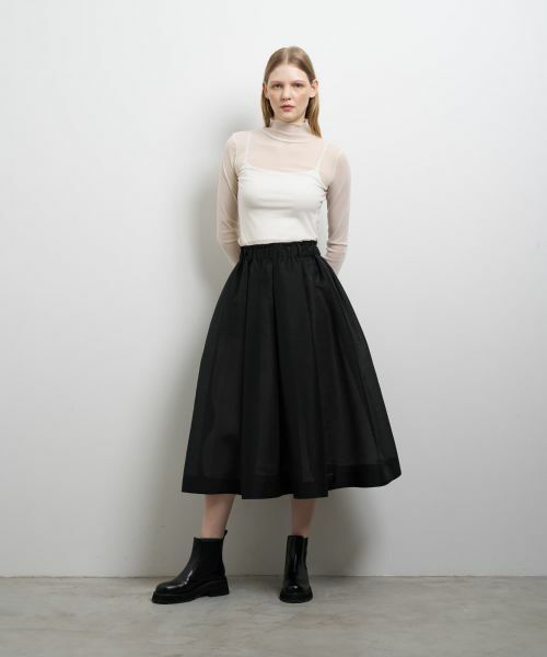 LANVIN en Bleu / ランバン オン ブルー ロング・マキシ丈スカート | シアープリーツフレアスカート | 詳細16