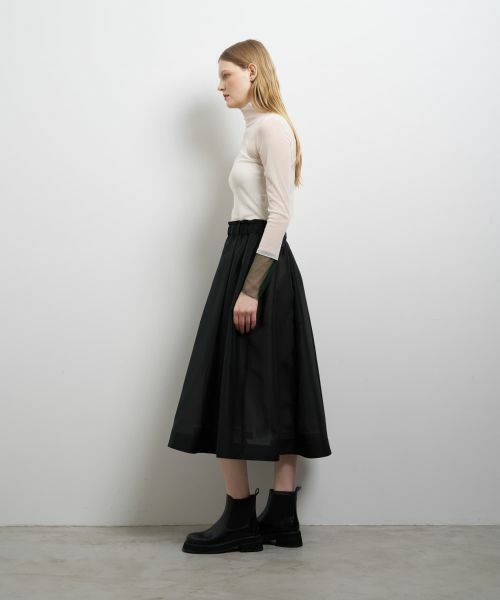 LANVIN en Bleu / ランバン オン ブルー ロング・マキシ丈スカート | シアープリーツフレアスカート | 詳細17