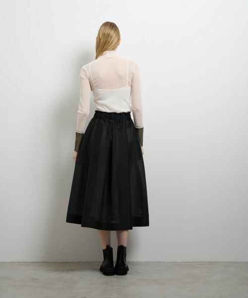 LANVIN en Bleu / ランバン オン ブルー ロング・マキシ丈スカート | シアープリーツフレアスカート | 詳細18