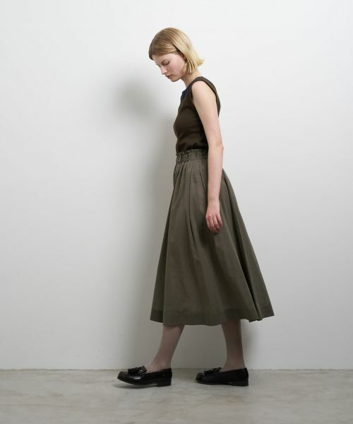 LANVIN en Bleu / ランバン オン ブルー ロング・マキシ丈スカート | シアープリーツフレアスカート | 詳細2