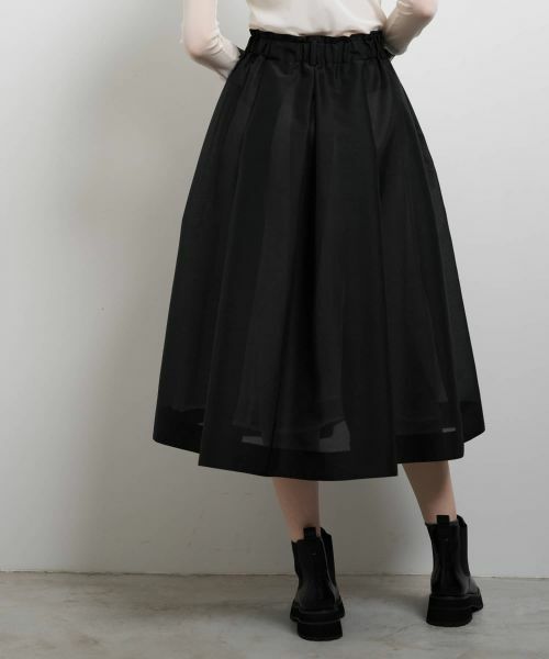 LANVIN en Bleu / ランバン オン ブルー ロング・マキシ丈スカート | シアープリーツフレアスカート | 詳細21