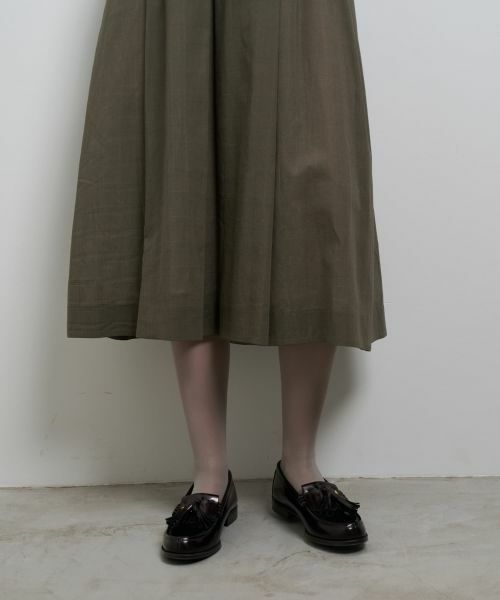 LANVIN en Bleu / ランバン オン ブルー ロング・マキシ丈スカート | シアープリーツフレアスカート | 詳細8