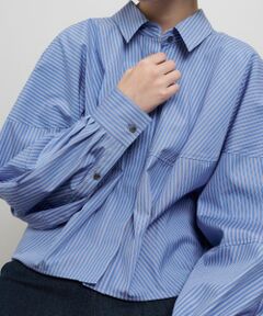 LANVIN en Bleu / ランバン オン ブルー シャツ・ブラウス | THOMAS MASONボリュームシャツ