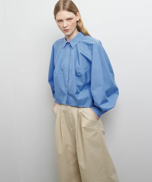 LANVIN en Bleu / ランバン オン ブルー シャツ・ブラウス | THOMAS MASONボリュームシャツ | 詳細1