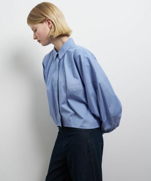 LANVIN en Bleu / ランバン オン ブルー シャツ・ブラウス | THOMAS MASONボリュームシャツ | 詳細10