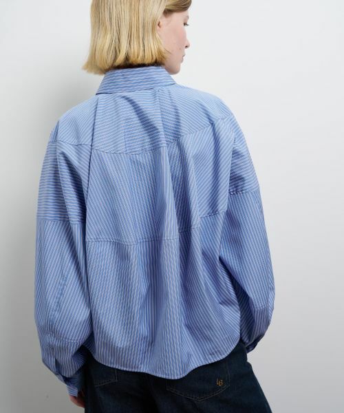 LANVIN en Bleu / ランバン オン ブルー シャツ・ブラウス | THOMAS MASONボリュームシャツ | 詳細11