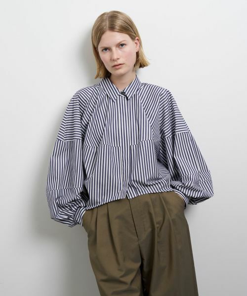 LANVIN en Bleu / ランバン オン ブルー シャツ・ブラウス | THOMAS MASONボリュームシャツ | 詳細15