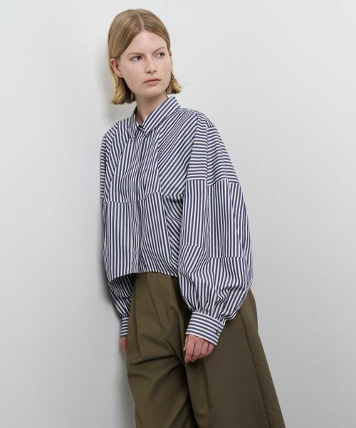 LANVIN en Bleu / ランバン オン ブルー シャツ・ブラウス | THOMAS MASONボリュームシャツ | 詳細16