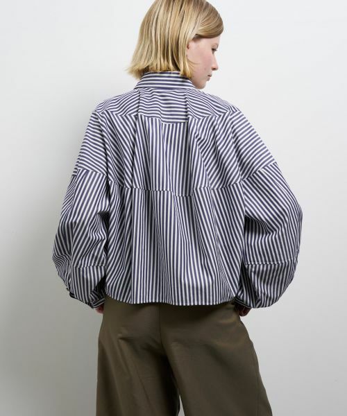 LANVIN en Bleu / ランバン オン ブルー シャツ・ブラウス | THOMAS MASONボリュームシャツ | 詳細18