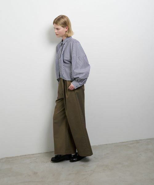 LANVIN en Bleu / ランバン オン ブルー シャツ・ブラウス | THOMAS MASONボリュームシャツ | 詳細20