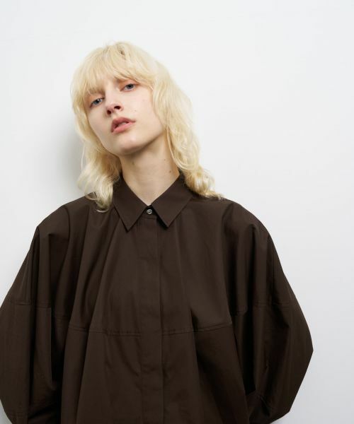 LANVIN en Bleu / ランバン オン ブルー シャツ・ブラウス | THOMAS MASONボリュームシャツ | 詳細29