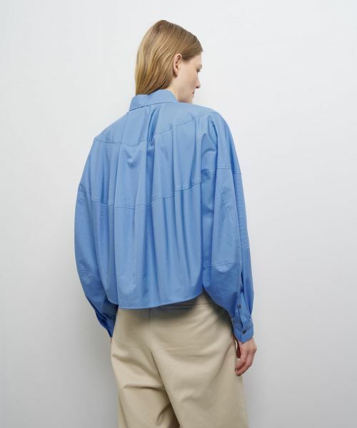 LANVIN en Bleu / ランバン オン ブルー シャツ・ブラウス | THOMAS MASONボリュームシャツ | 詳細3