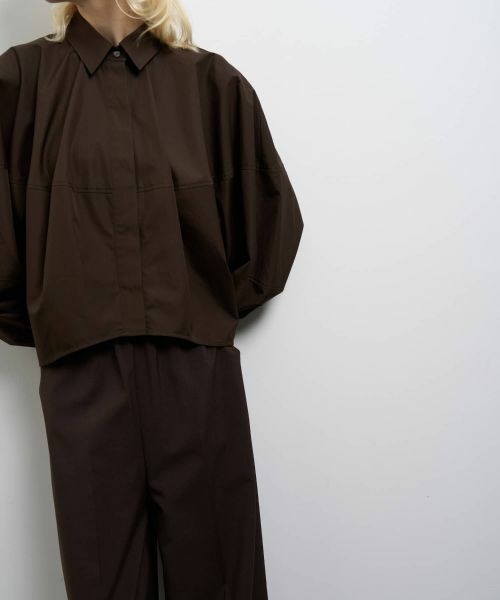 LANVIN en Bleu / ランバン オン ブルー シャツ・ブラウス | THOMAS MASONボリュームシャツ | 詳細30