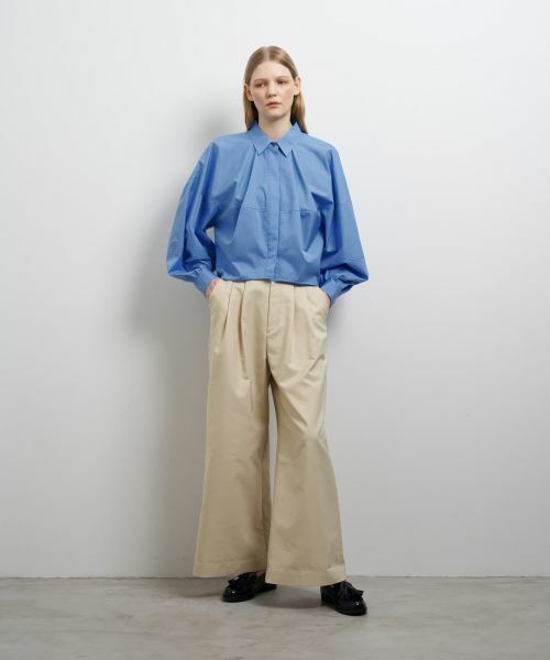 LANVIN en Bleu / ランバン オン ブルー シャツ・ブラウス | THOMAS MASONボリュームシャツ | 詳細4