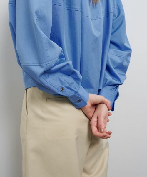 LANVIN en Bleu / ランバン オン ブルー シャツ・ブラウス | THOMAS MASONボリュームシャツ | 詳細8