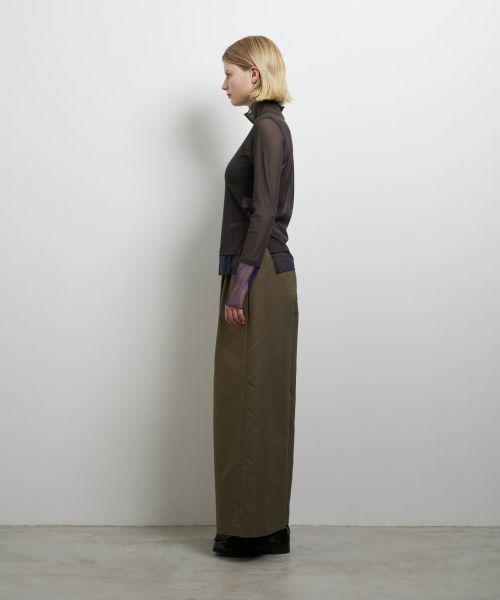 LANVIN en Bleu / ランバン オン ブルー Tシャツ | カラーポイントチュールタートル | 詳細1