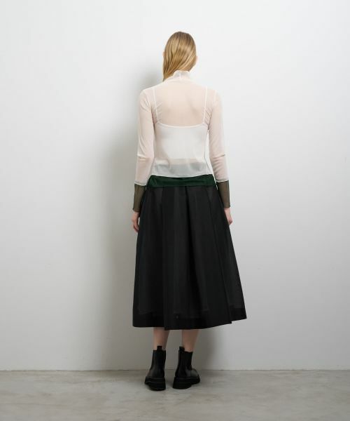 LANVIN en Bleu / ランバン オン ブルー Tシャツ | カラーポイントチュールタートル | 詳細10