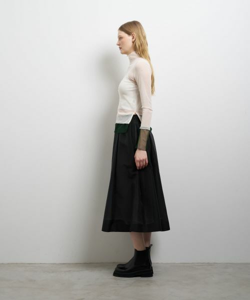 LANVIN en Bleu / ランバン オン ブルー Tシャツ | カラーポイントチュールタートル | 詳細9