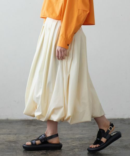 LANVIN en Bleu / ランバン オン ブルー ロング・マキシ丈スカート | リバーシブルバルーンスカート | 詳細1