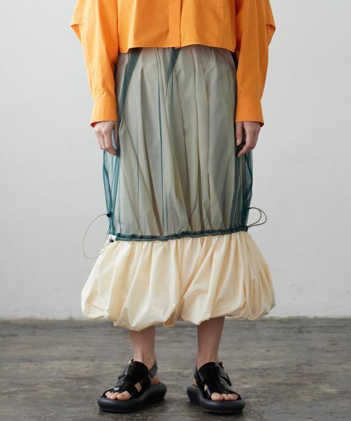 LANVIN en Bleu / ランバン オン ブルー ロング・マキシ丈スカート | リバーシブルバルーンスカート | 詳細3