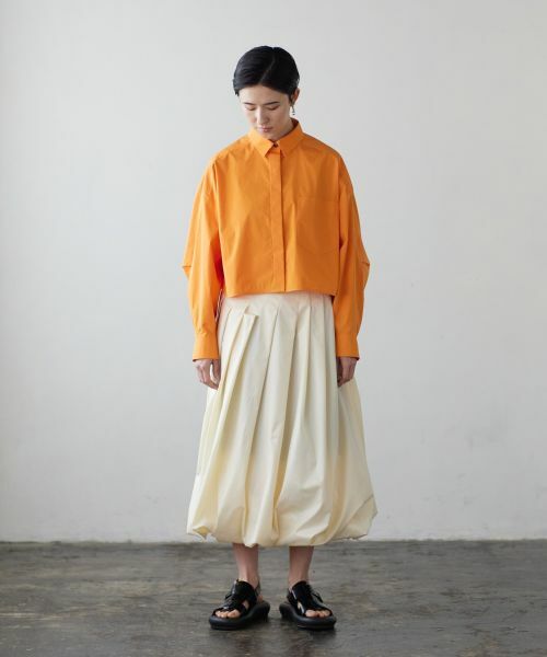 LANVIN en Bleu / ランバン オン ブルー ロング・マキシ丈スカート | リバーシブルバルーンスカート | 詳細4