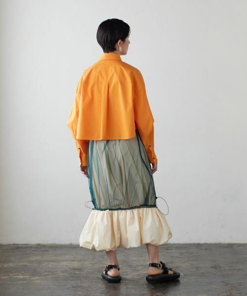 LANVIN en Bleu / ランバン オン ブルー ロング・マキシ丈スカート | リバーシブルバルーンスカート | 詳細9