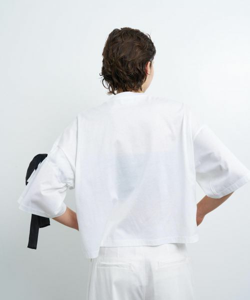 セール】 クロップドリボンTシャツ （Tシャツ）｜LANVIN en Bleu