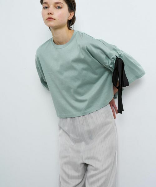 セール】 クロップドリボンTシャツ （Tシャツ）｜LANVIN en Bleu