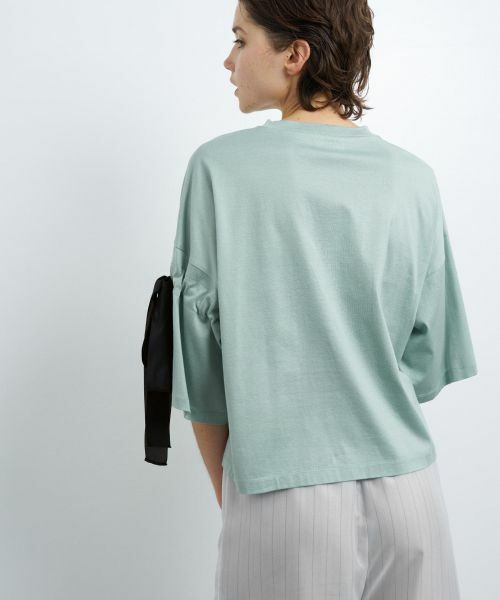 セール】 クロップドリボンTシャツ （Tシャツ）｜LANVIN en Bleu