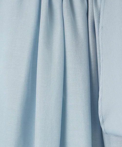 LANVIN en Bleu / ランバン オン ブルー シャツ・ブラウス | シアージョーゼットアシンメリボンブラウス | 詳細23