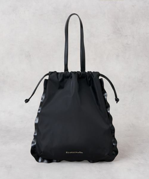 LANVIN en Bleu / ランバン オン ブルー その他小物 | コンビフリルドロストトートバッグ | 詳細8