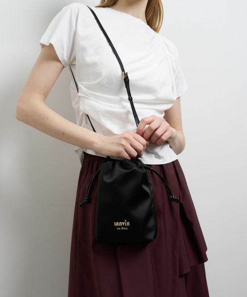 LANVIN en Bleu / ランバン オン ブルー その他小物 | サテンドロストショルダーバッグ | 詳細12