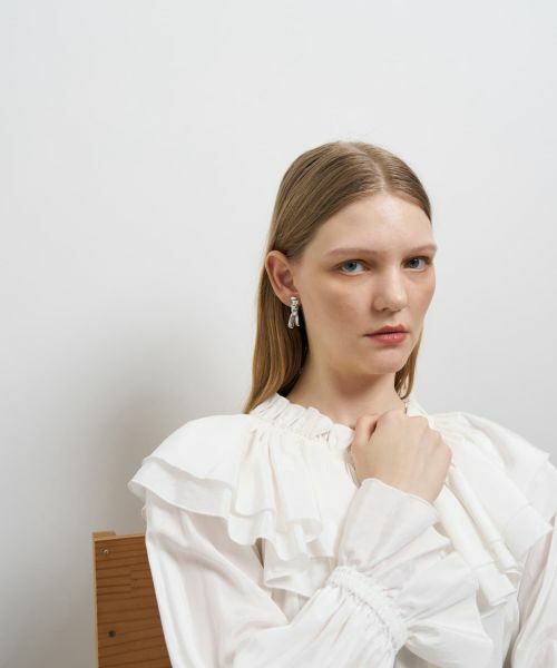 LANVIN en Bleu / ランバン オン ブルー その他小物 | ノットリボンピアス | 詳細3