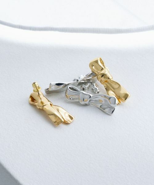 LANVIN en Bleu / ランバン オン ブルー その他小物 | ノットリボンピアス | 詳細5