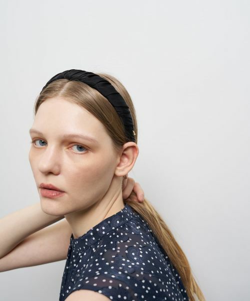 LANVIN en Bleu / ランバン オン ブルー その他小物 | サテンツイストカチューシャ | 詳細1