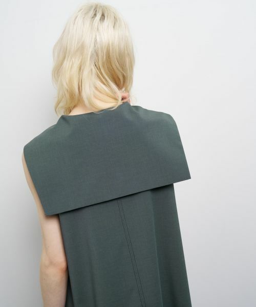 LANVIN en Bleu / ランバン オン ブルー ドレス | セーラーカラーフレアワンピース | 詳細13