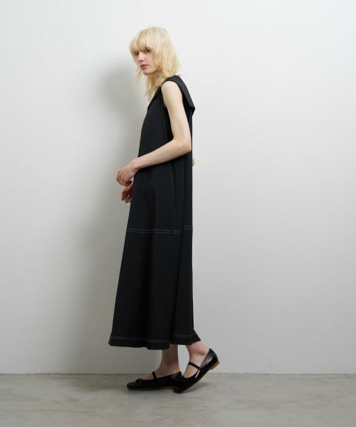 LANVIN en Bleu / ランバン オン ブルー ドレス | セーラーカラーフレアワンピース | 詳細2