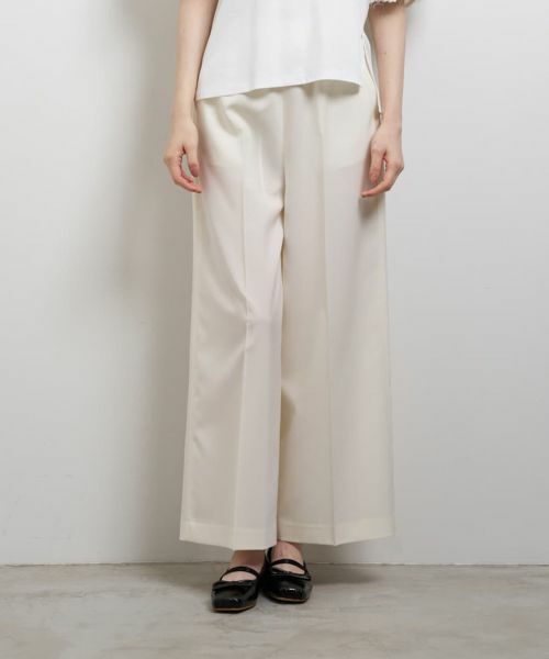 LANVIN en Bleu / ランバン オン ブルー その他パンツ | ドライポリエステルイージーパンツ | 詳細13