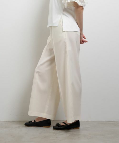 LANVIN en Bleu / ランバン オン ブルー その他パンツ | ドライポリエステルイージーパンツ | 詳細14