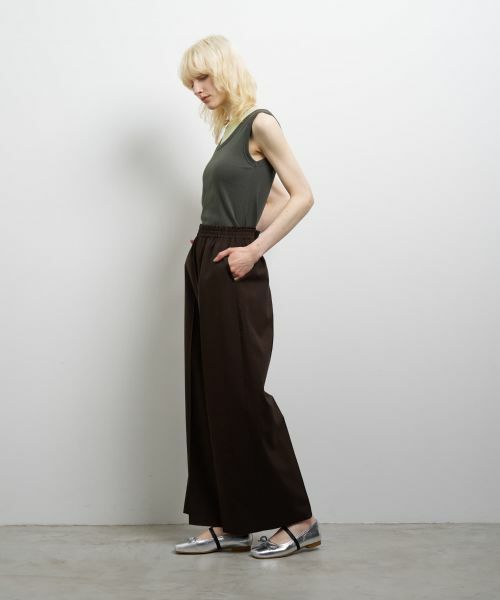 LANVIN en Bleu / ランバン オン ブルー その他パンツ | ドライポリエステルイージーパンツ | 詳細3